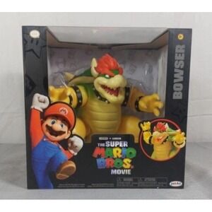 Super Mario Bros Movie 2023 Bowser 7" Action Figure Fire‎ Breathing Nintendo NIB